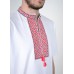 Embroidered t-shirt for men "Glory" red on white